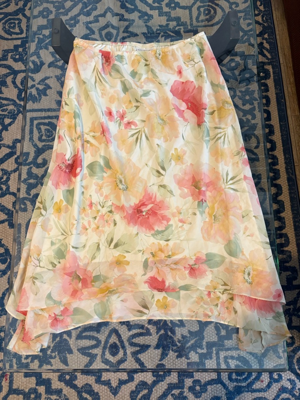 Anna Maxwell floral maxi skirt